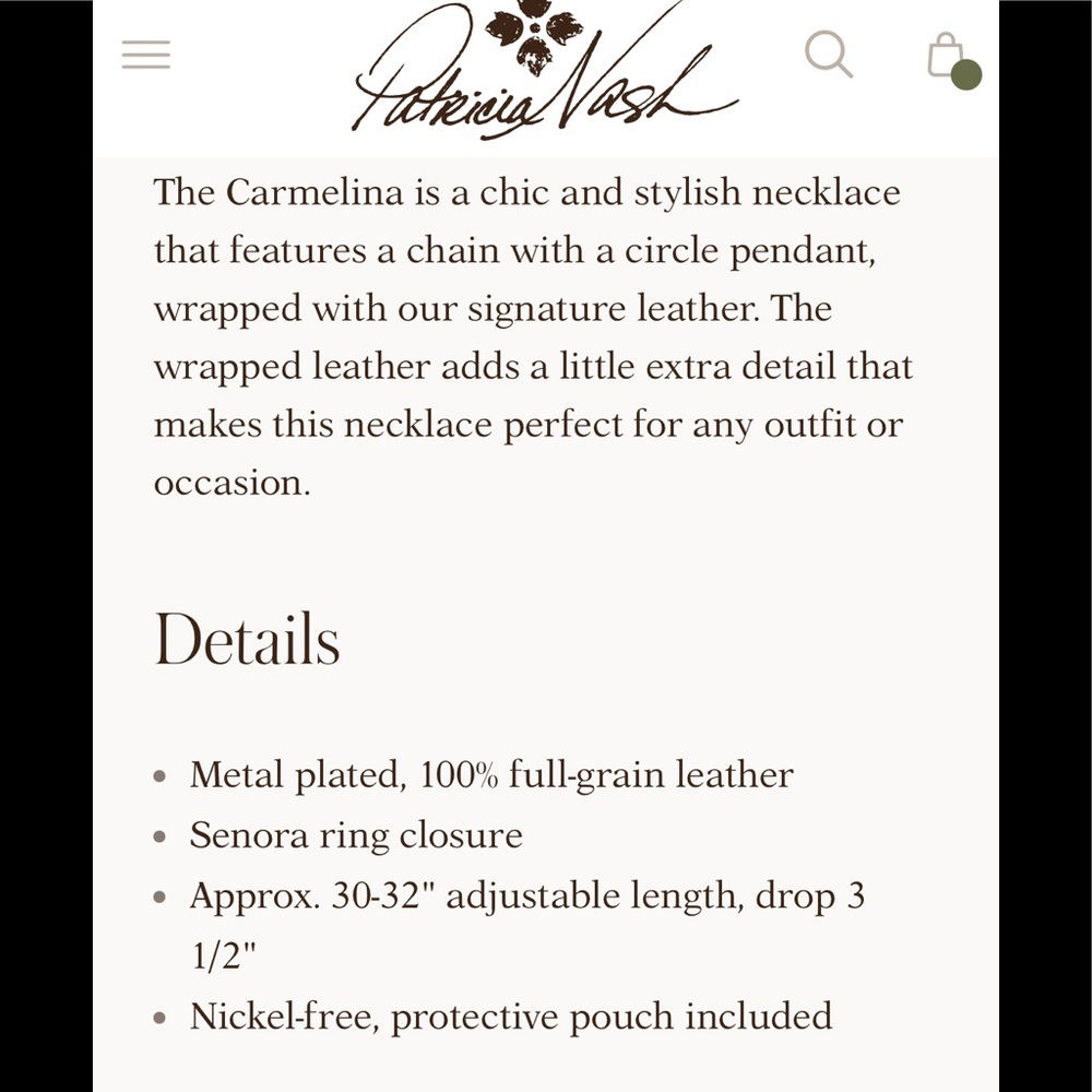 Patricia Nash Carmelina necklace - Picture 8 of 10